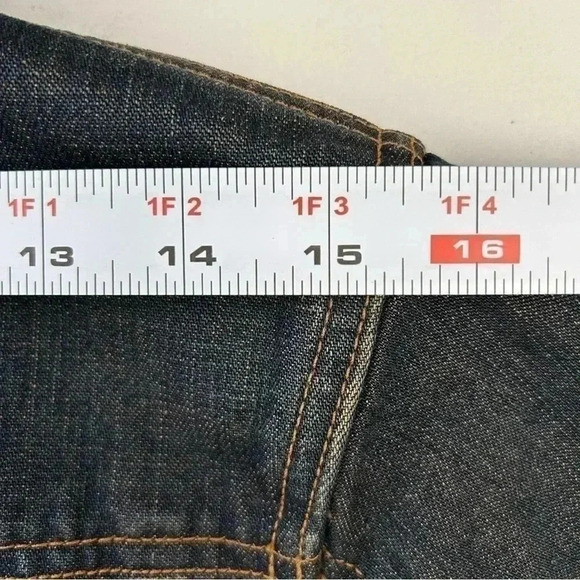 Vintage GAP  2001 Y2K Jean Jacket Dark Wash Blue Denim Size Small - Picture 11 of 15